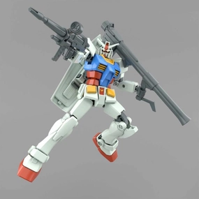 Gundam 1/144 Entry Grade RX-78-2 Gundam (Full Weapon Set) Model Kit Cultural symbol Collectible Decor