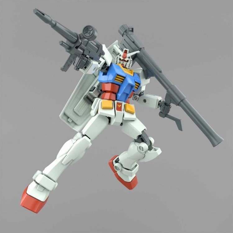 Gundam 1/144 Entry Grade RX-78-2 Gundam (Full Weapon Set) Model Kit Cultural symbol Collectible Decor