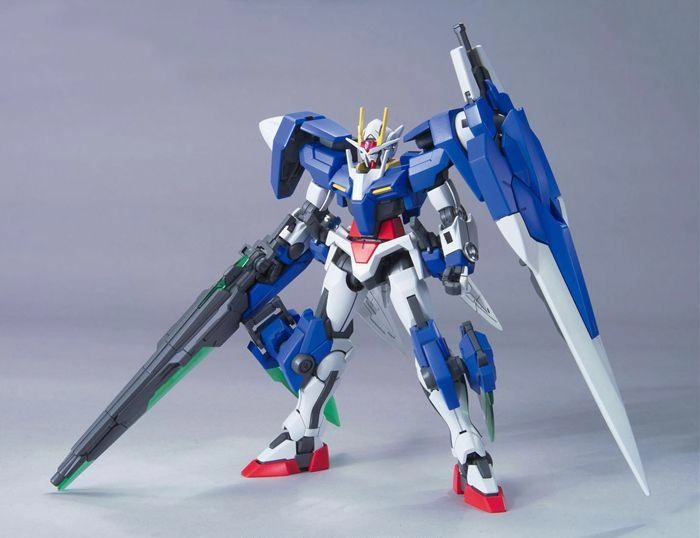 Gundam 1/144 HG 00 #61 GN-0000GNHW/7SG 00 Gundam Seven Sword/G Model Kit Robot Toy