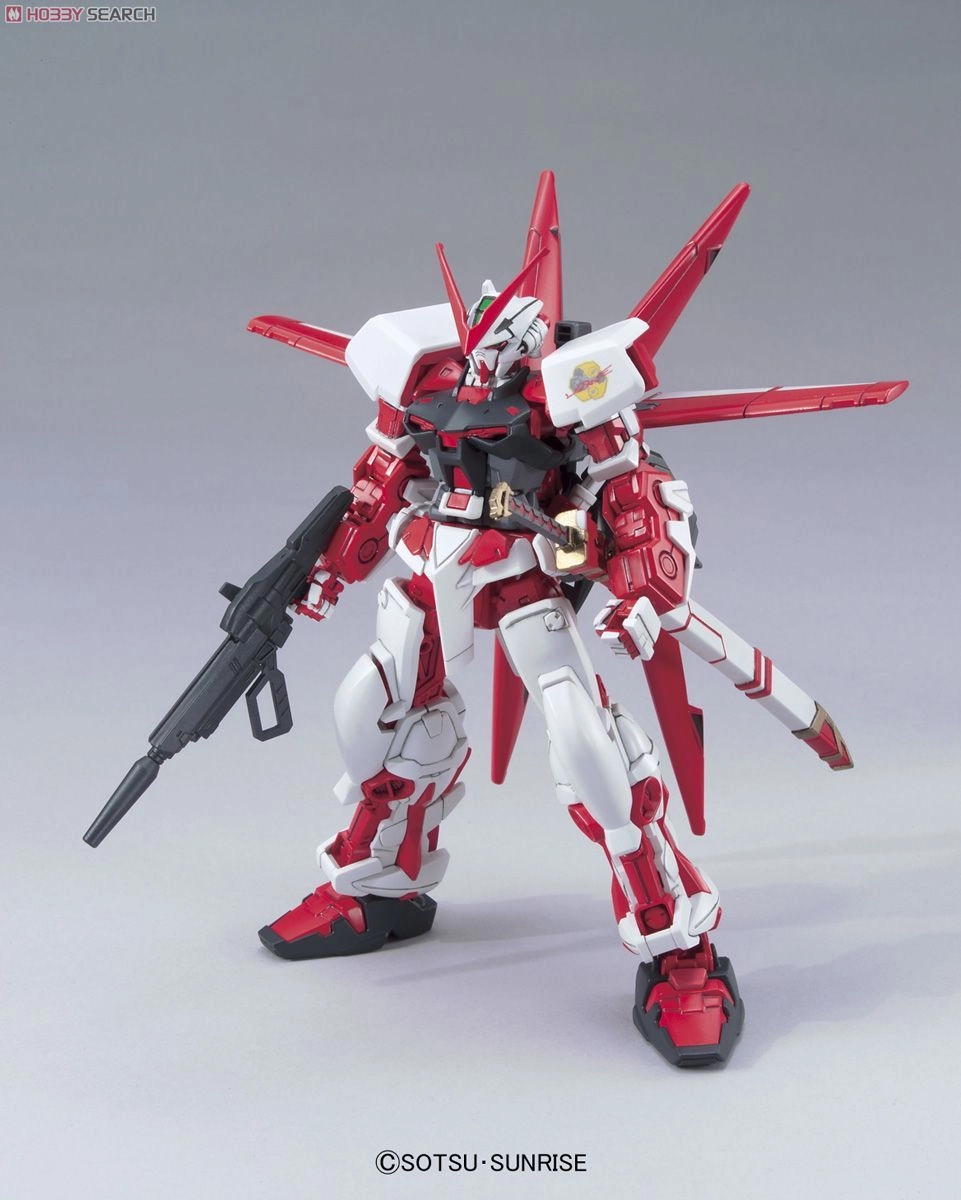Daily Decor Dining Table Gundam 1/144 HG Seed #58 MBF-P02 Gundam Astray Red Frame (Flight Unit) Model Kit