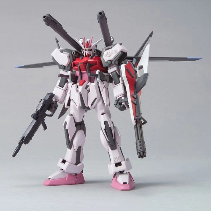Gundam 1/144 HG Seed MSV #01 MBF-02 Strike Rouge   IWSP Model Kit PVC Statue Kawaii Design