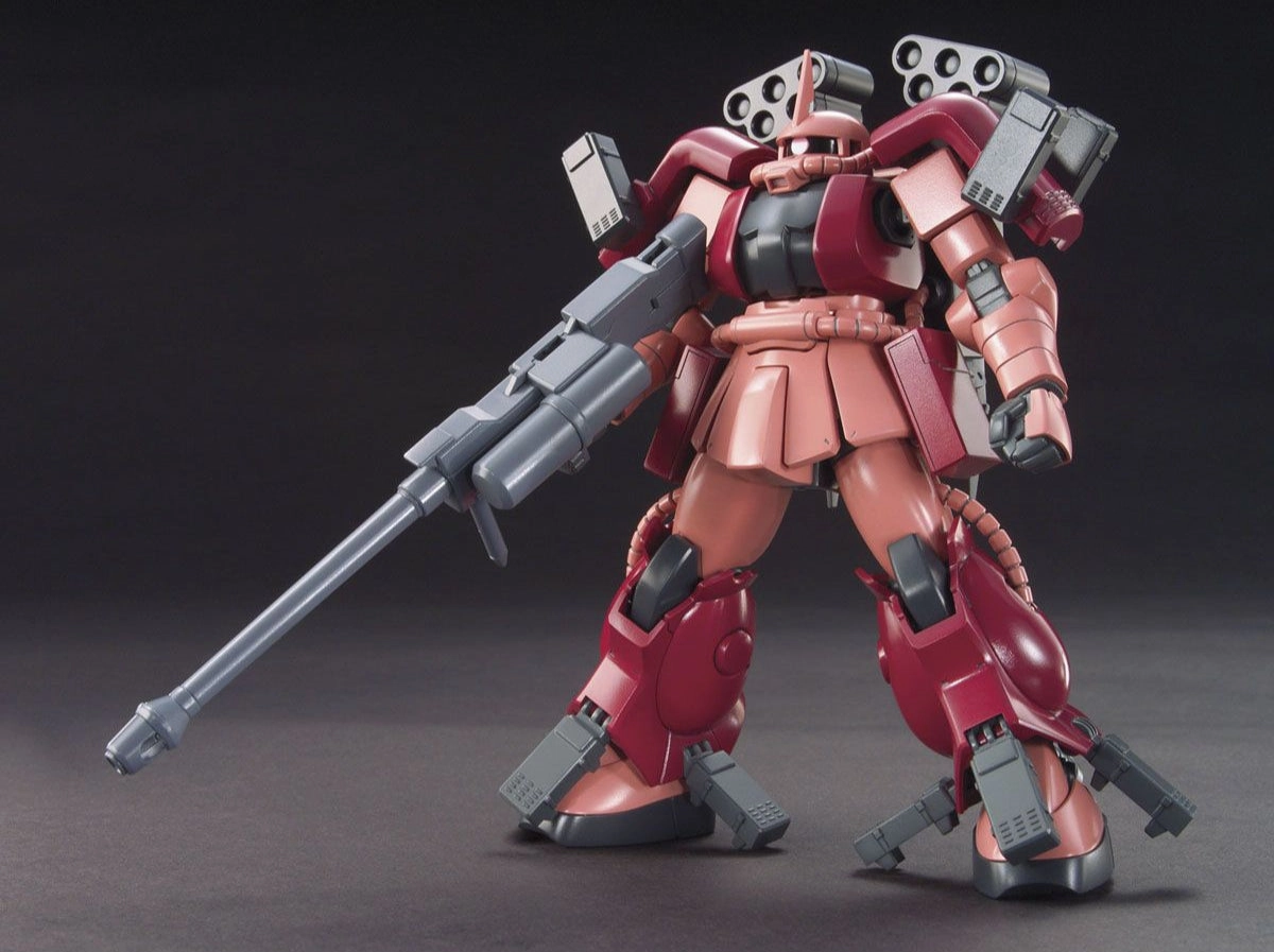 Small Sculpture Alien Creature Gundam 1/144 HGBF #002 MS-06R-AB Zaku Amazing Model Kit