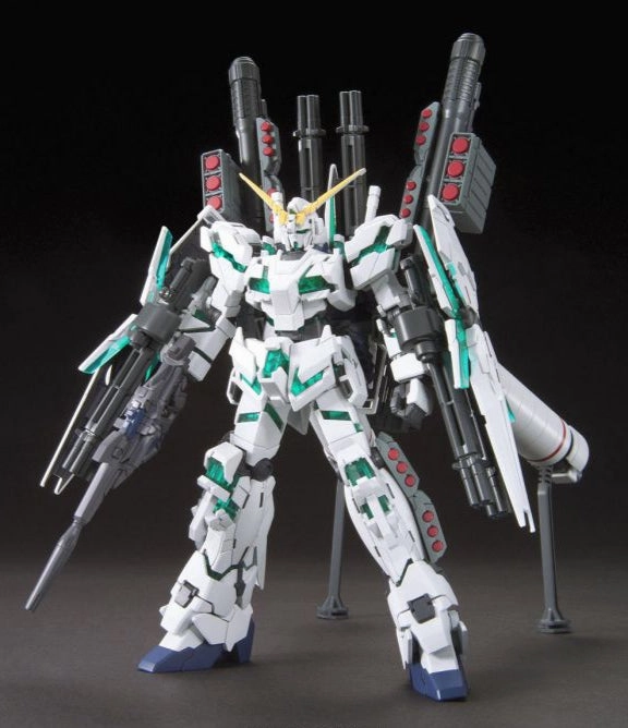 Gundam 1/144 HGUC #178 RX-0 Full Armor Unicorn Gundam (Destroy Mode) Model Kit Classroom Decor
