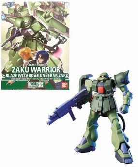 Flying Pose Pride And Joy GUNDAM - 1/100 Zaku Warrior   Blaze Wizard & Gunner Wizard - Model Kit
