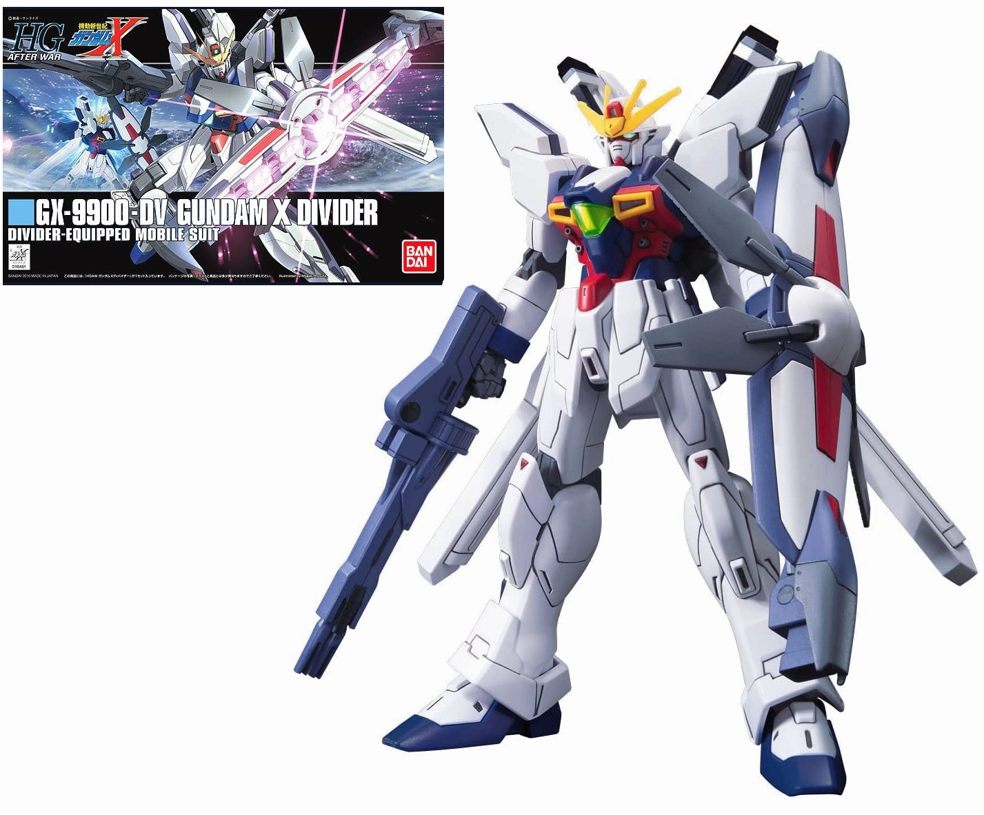 GUNDAM - 1/144 HGUC GUNDAM X D.V. - Model Kit Airplane Replica