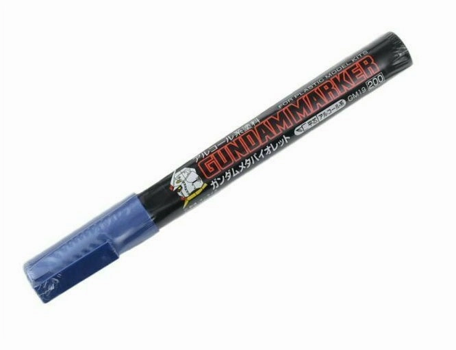 Gundam Marker GM19 Metallic Violet - Chisel Tip Marker Paint Pen Film Character Community Pick