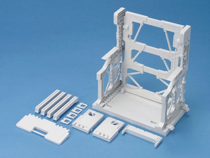 Action Character Gundam System Base #001 White Stand Model Kit