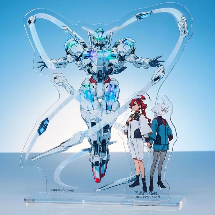 Art Piece Global Citizen Gundam the Witch from Mercury Ichibansho Suletta Mercury and Miorine Rembran Acrylic Stand