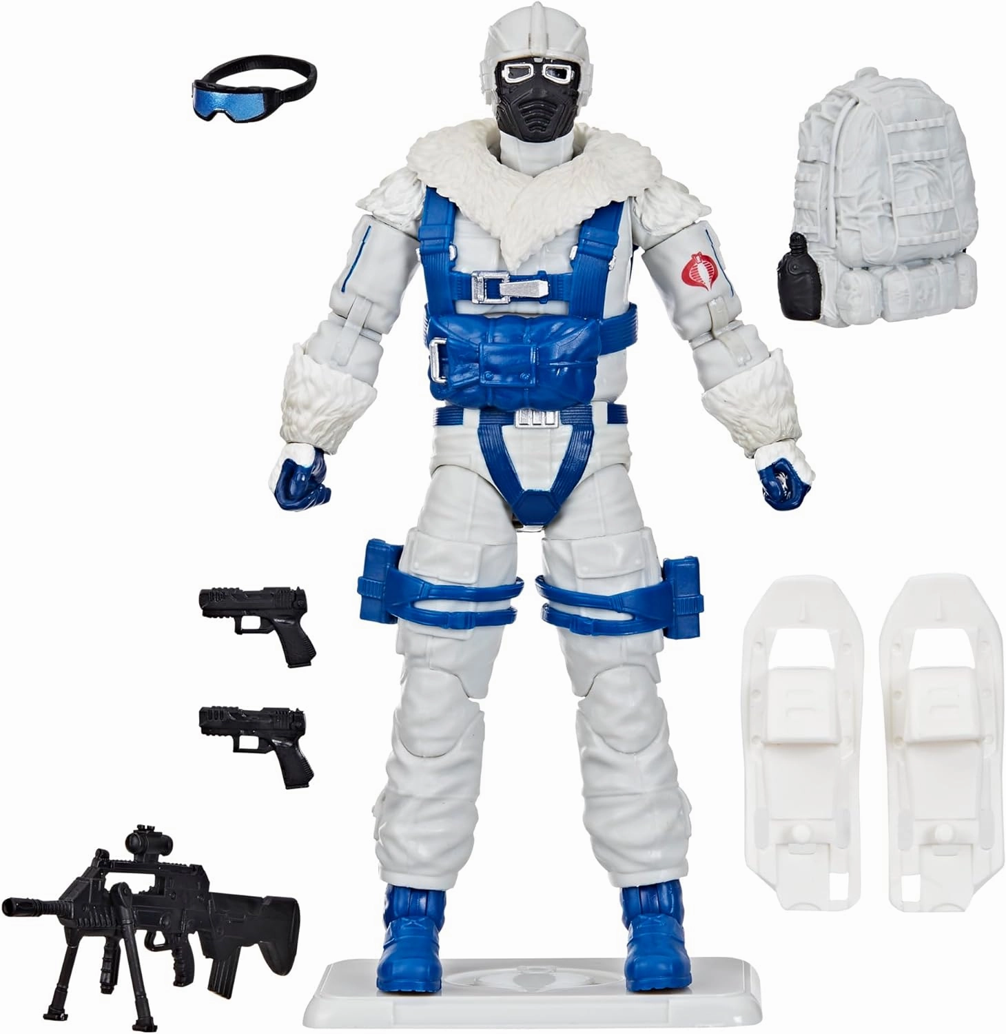 Action Showcase Superhero Goods Hasbro G.I. Joe Classified Retro Cardback Snow Serpent Action Figure