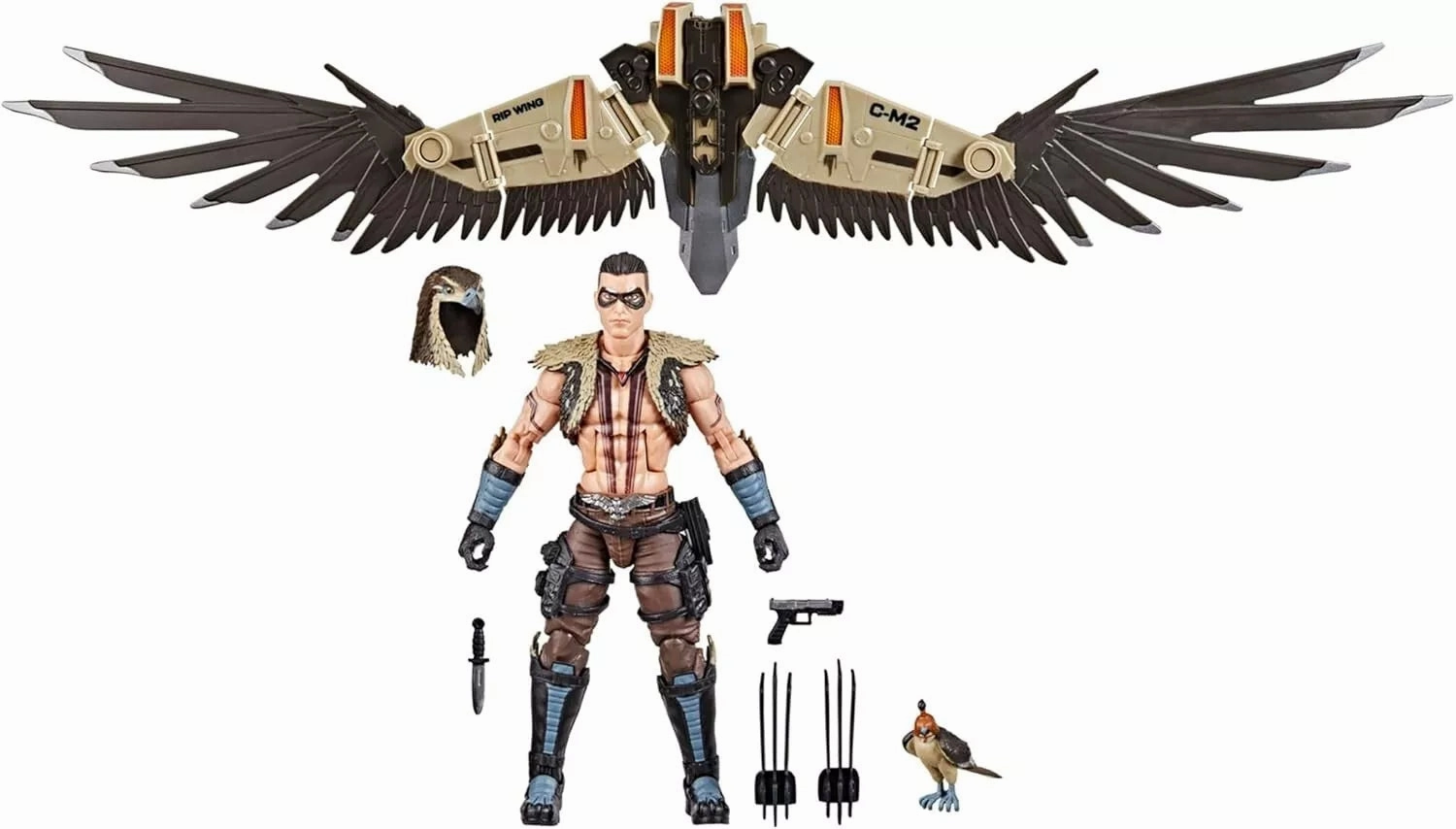 Storytelling Prop Hasbro G.I. Joe Classified Series #139 Cobra CHIP "Raptor" Talon and General Ledger Action Figure
