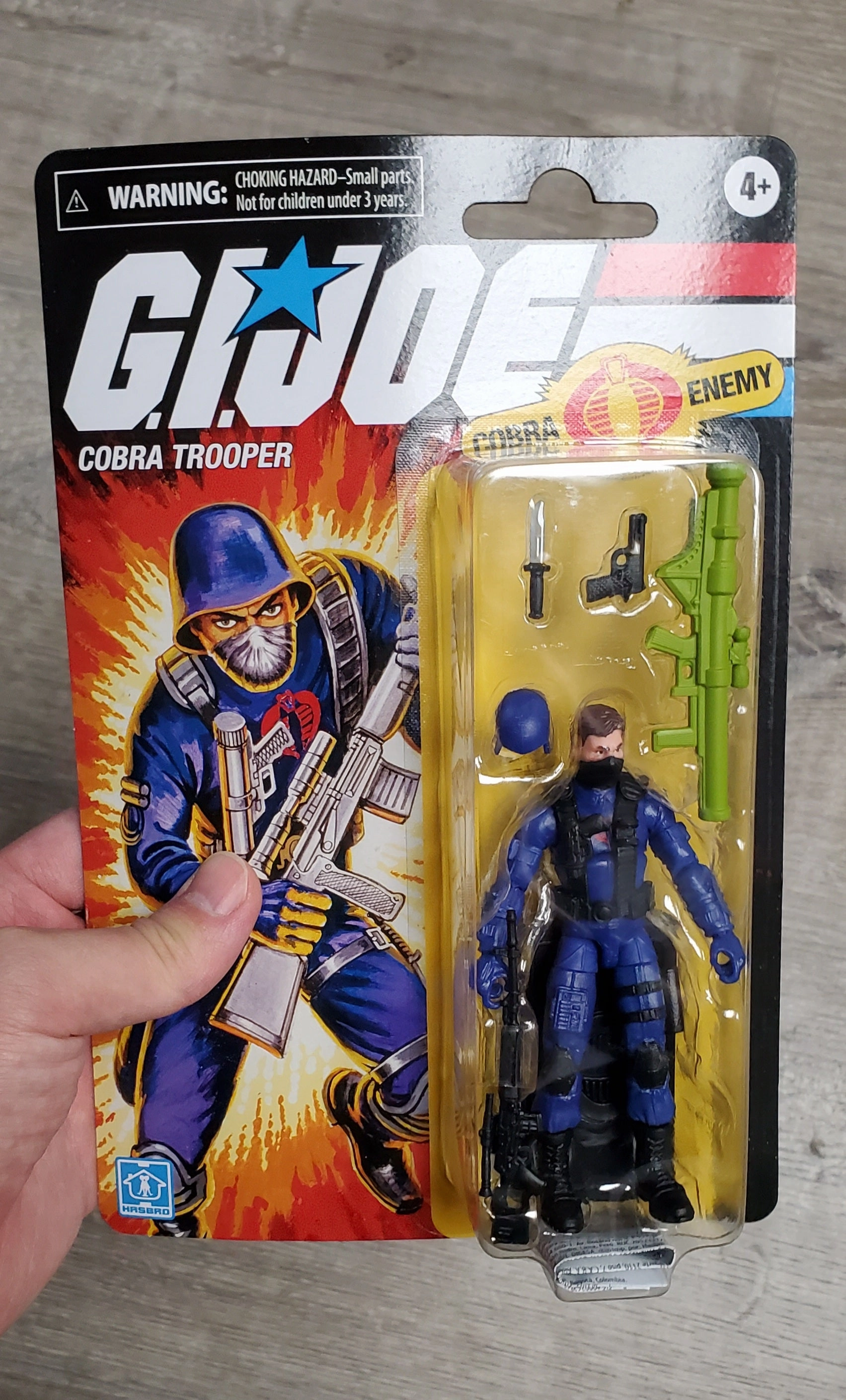 Hasbro Retro G.I. Joe Cobra Trooper Walmart Exclusive Action Figure World Heritage