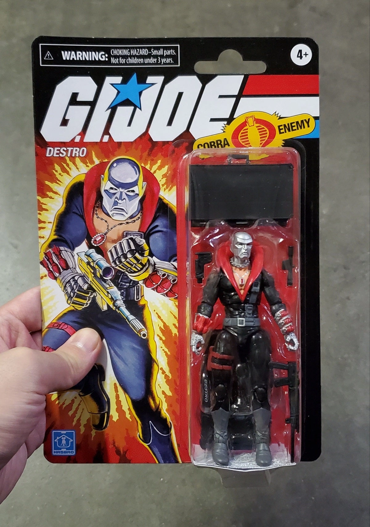 Hasbro Retro G.I. Joe Destro Walmart Exclusive Action Figure Action Goods Pilot Model