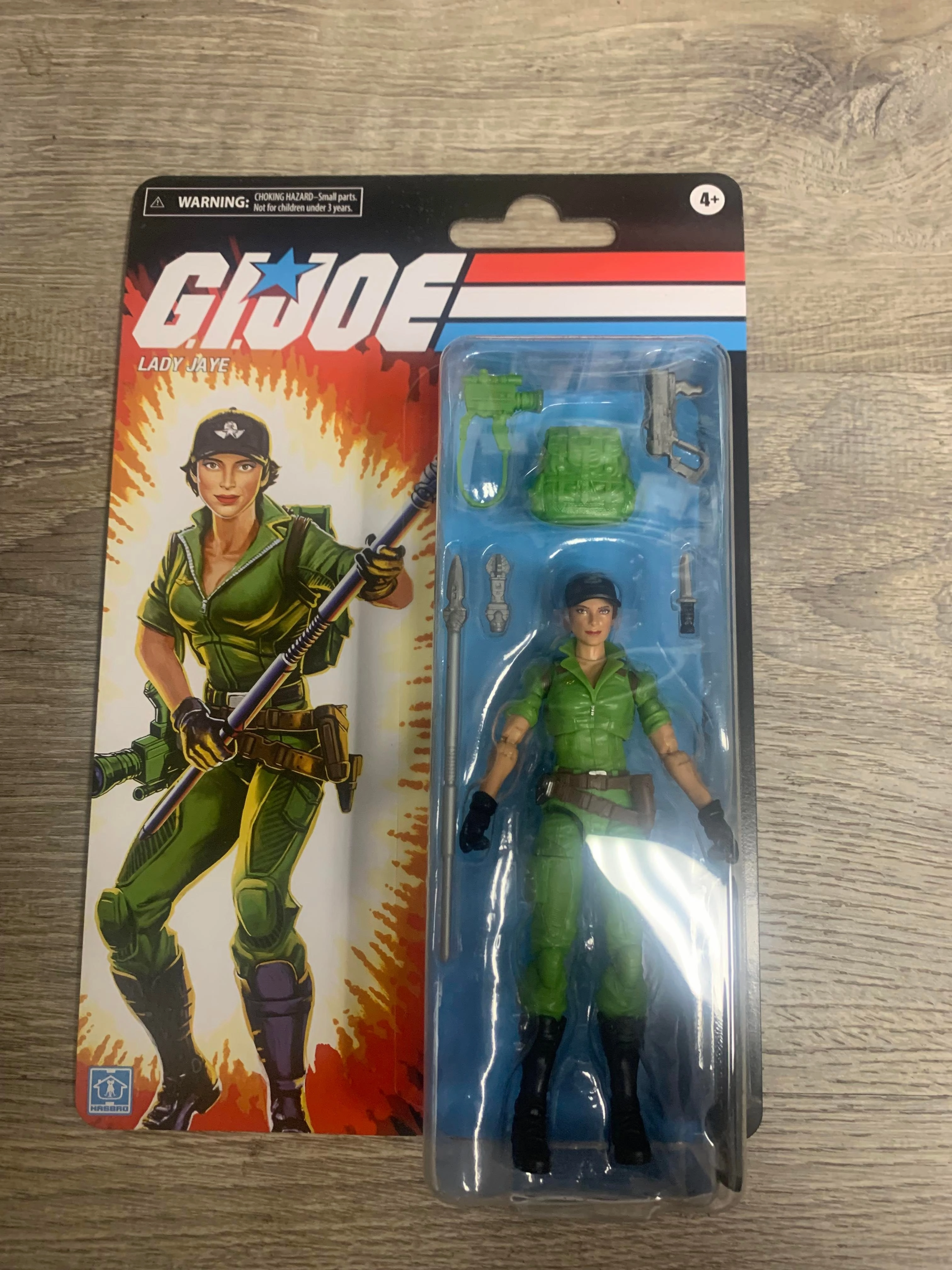 Hasbro Retro G.I. Joe  Lady Jade Walmart Exclusive 6" Action Figure Travel Souvenir Medieval Knight