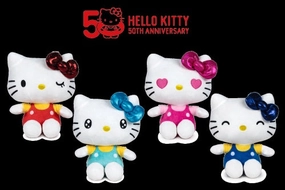 Display Model Hello Kitty 50th Anniversary assorted plush toy 16cm