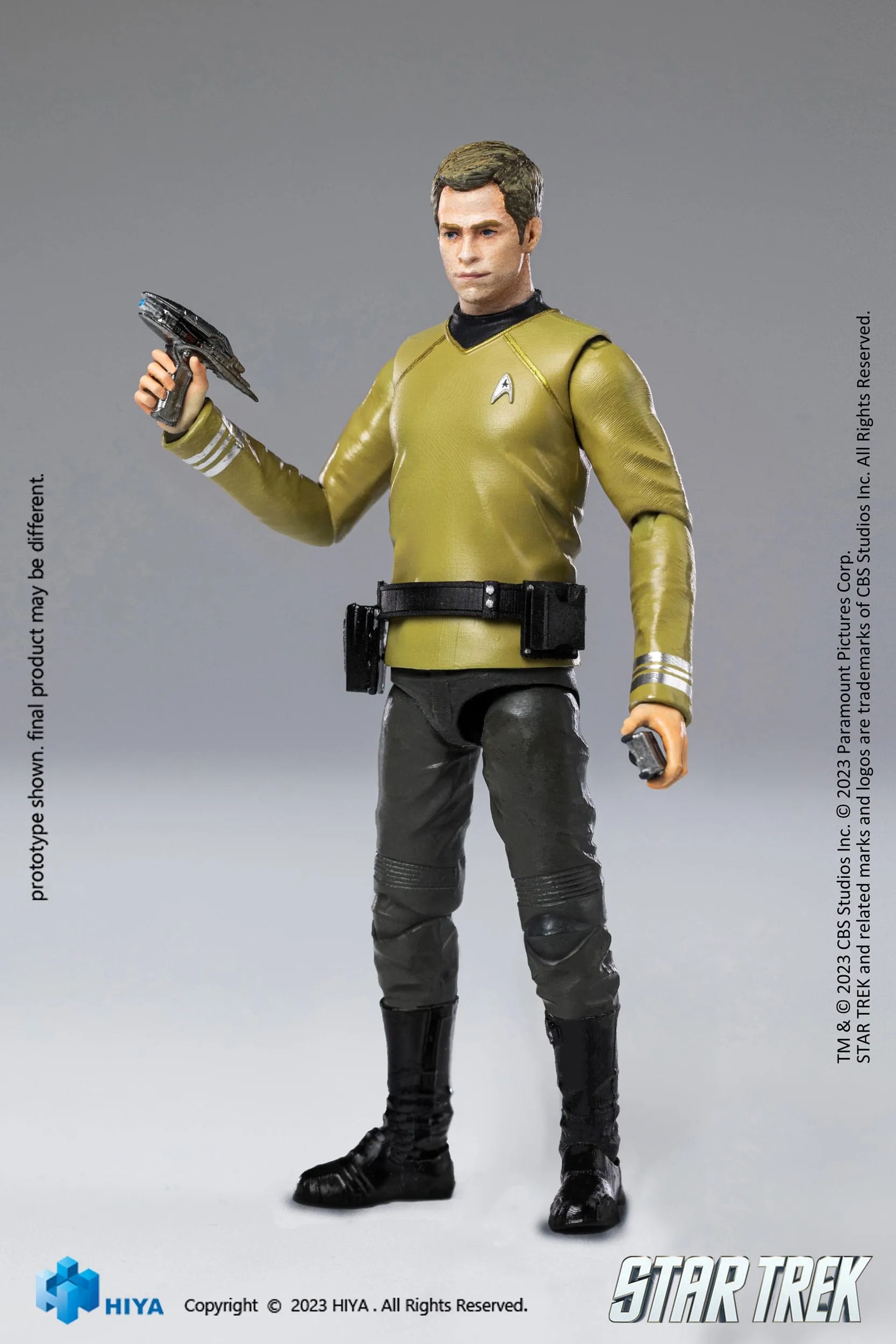 Hiya Toys Star Trek 2009 James T. Kirk Exquisite Mini 1/18 Action Figure Secret Agent