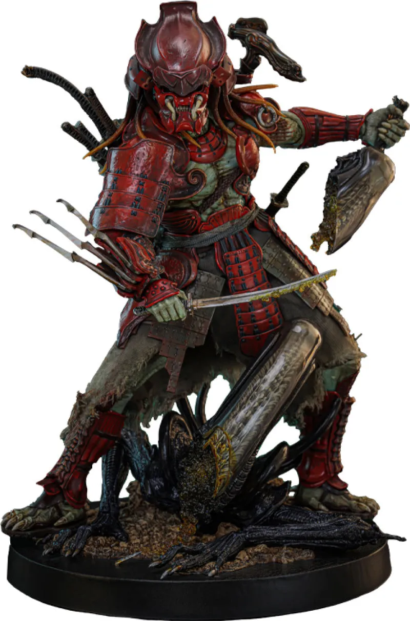 Hot Toys Akaoni Samurai Predator - Alien vs. Predator - AC06 - 1/6 Scale Collectible Figure Dedication Demonstrate