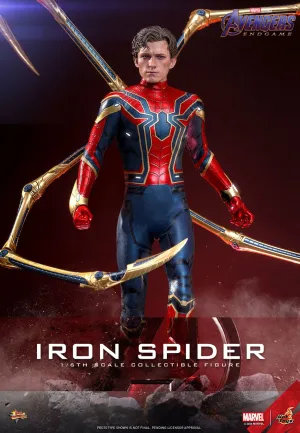 Hot Toys Iron Spider - Avengers: Endgame - MMS761 - 1/6 Scale Collectible Figure World Expansion Performance Indicator