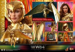 Art Sculpture All Season Hot Toys 1/6 DC Comics Golden Armor Wonder Woman DELUXE Version Sixth Scale Figure MMS578