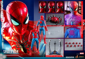 Hot Toys 1/6 Marvel??s Spider-Man Game Spider Man (Spider Armor - MK IV Suit) Sixth Scale Figure VGM43 Limited Merchandise