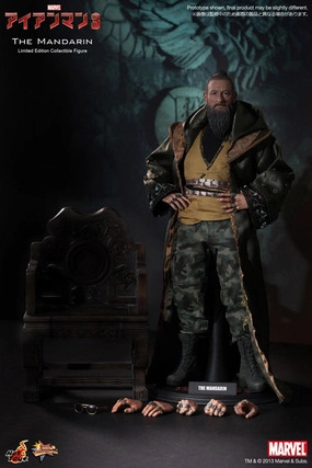 Niche Interest Hot Toys The Mandarin from Marvel Studios Iron Man 3 1/6 Scale Action Figure MMS211