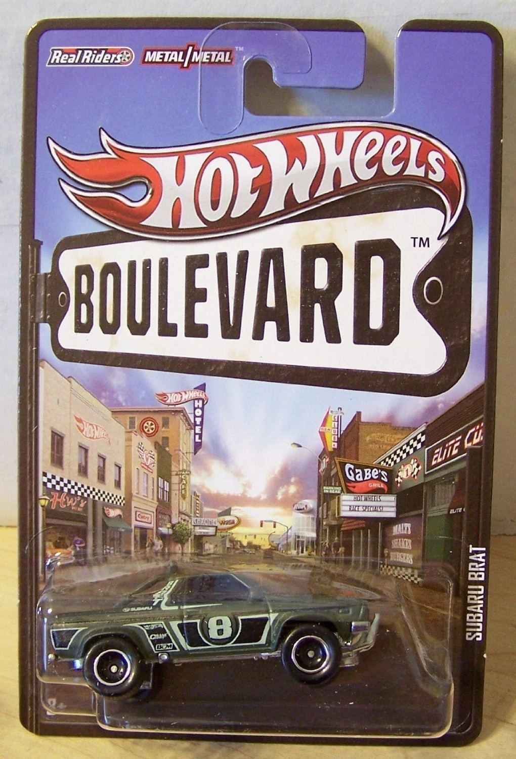 Superhero Display Exhibition Ready Hot Wheels Boulevard Subaru Brat 1/64 Scale Die-Cast