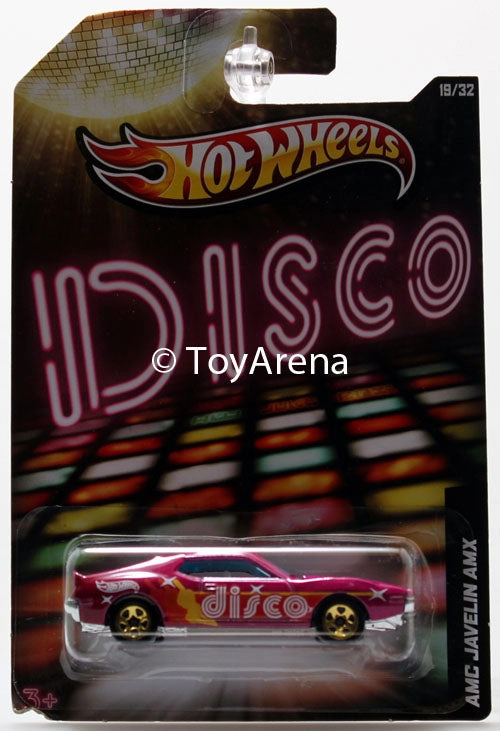Hot Wheels Disco AMC Javelin AMX Diecast Vehicle 19/32 Pink Chibi Hobby