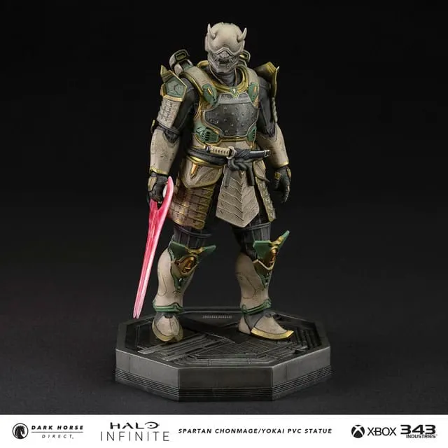 Miniature Item Gaming Item Dark Horse Comics Halo Infinite Spartan Chonmage/Yokai PVC Statue
