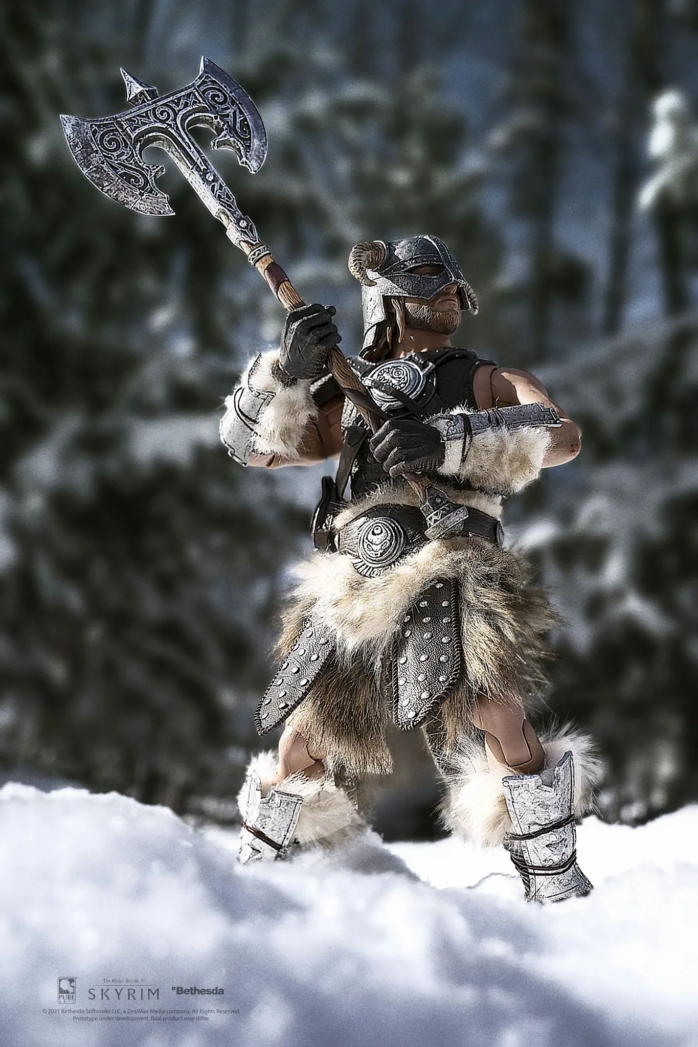 Music player PUREARTS Dragonborn (Deluxe Edition) - The Elder Scrolls V Skyrim - 1/6 Scale Collectible Figure