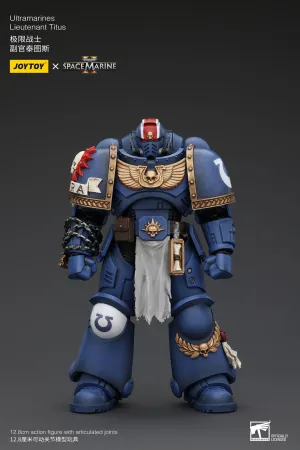 Cosmic Background JOYTOY Warhammer 40K Ultramarines Lieutenant Titus 1/18 Action Figure