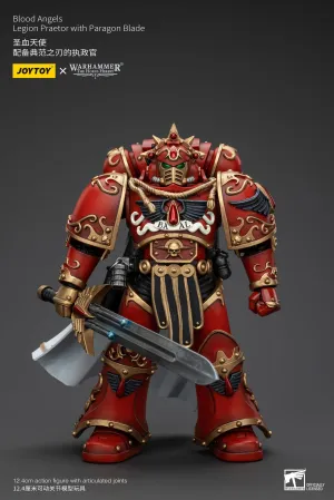 JOYTOY Warhammer The Horus Heresy Blood Angels Legion Praetor with Paragon Blade 1/18 Action Figure Museum Exhibit