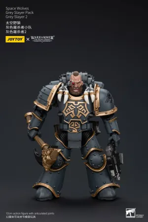 Sensory Exploration Forensic Science JOYTOY Warhammer The Horus Heresy Space Wolves Grey Slayer Pack Grey Slayer 2 1/18 Action Figure