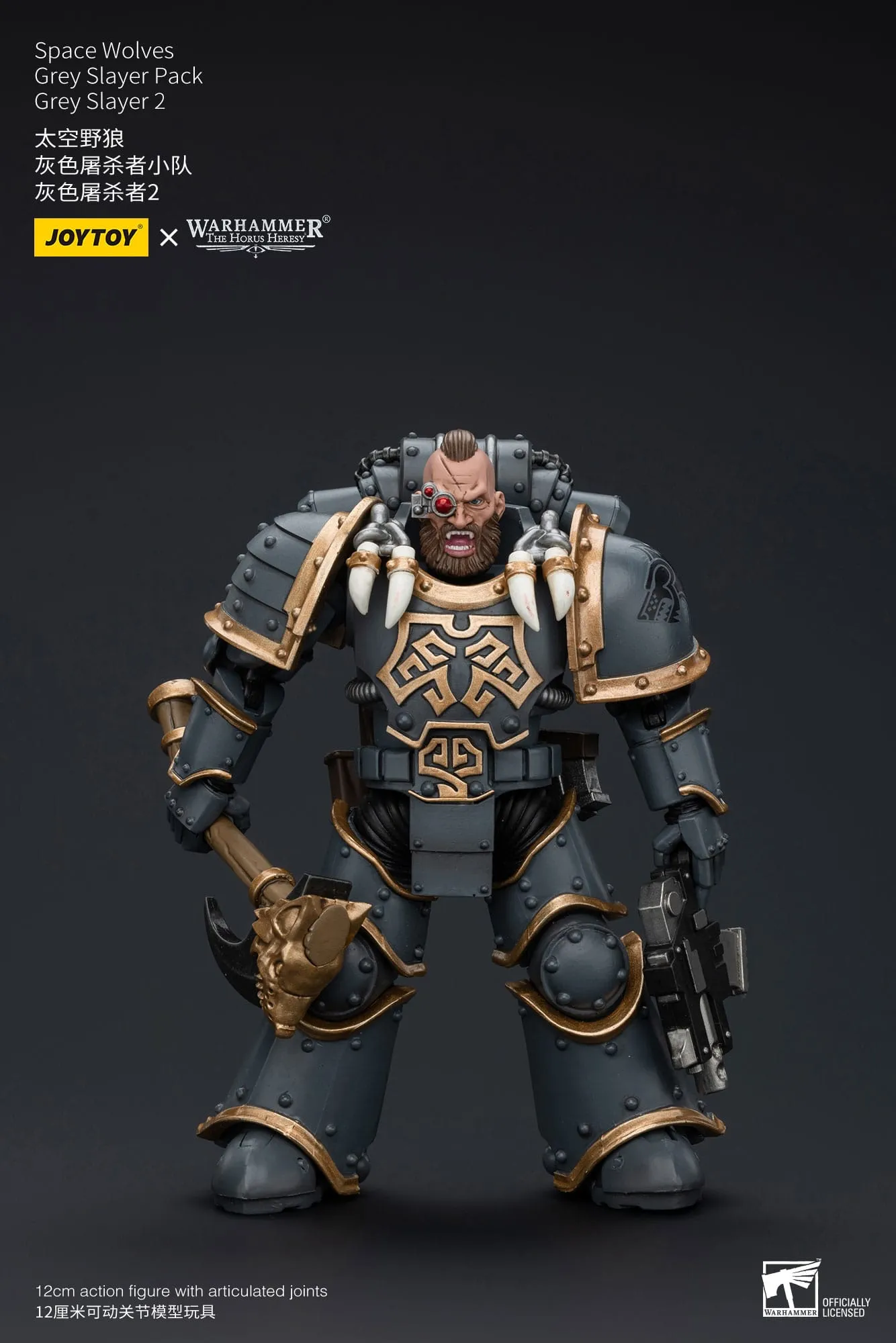 Sensory Exploration Forensic Science JOYTOY Warhammer The Horus Heresy Space Wolves Grey Slayer Pack Grey Slayer 2 1/18 Action Figure