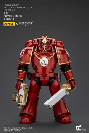 Solar Cycle JOYTOY Warhammer The Horus Heresy Thousand Sons Legion MK IV Tactical Squad Legionary 1 1/18 Action Figure