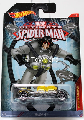 Collectible Object Designer Sculpture Hot Wheels Marvel Ultimate Spider-Man 2015 What-4-2 1/64 Rare Die-Cast