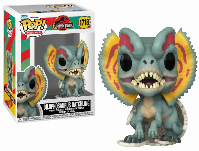 Modern Collectible JURASSIC PARK HATCHLING - POP Movies #1718 - Dilophosaurus