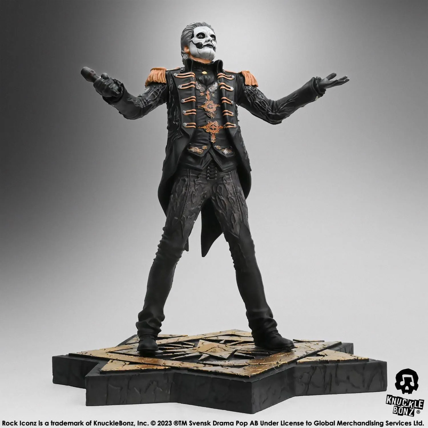 Future Bright Knucklebonz Ghost Rock Iconz Papa Emeritus IV (Military Jacket) Statue