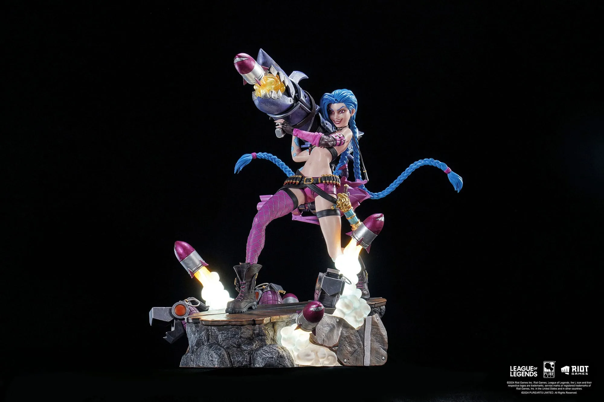 Sequel Hook PUREARTS Jinx - League of Legends - 1/6 Scale Collectible Statue