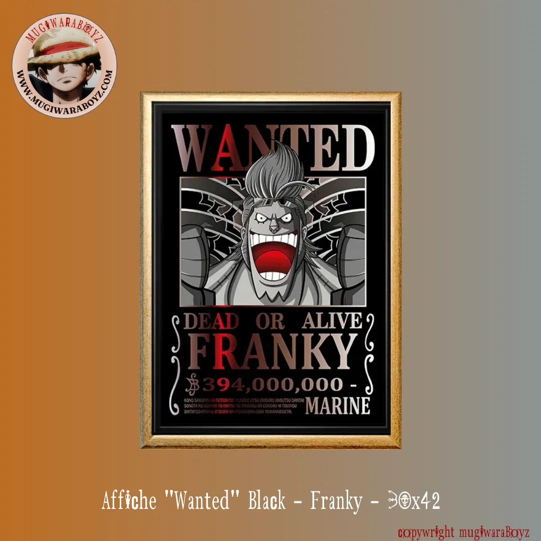Butterfly Garden Affiche "Wanted" Black - Franky