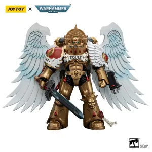 JOYTOY Warhammer The Horus Heresy Blood Angels Sanguinary Guard with Encarmine Sword 2 1/18 Action Figure Green Living