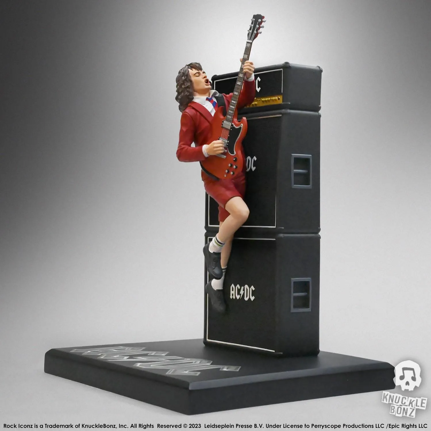 STEM Education Knucklebonz AC/DC Rock Iconz Angus Young III Statue
