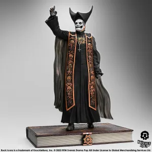 Detective Work Skill Combination Knucklebonz Ghost Rock Iconz Papa Emeritus IV (Black Robes) Statue