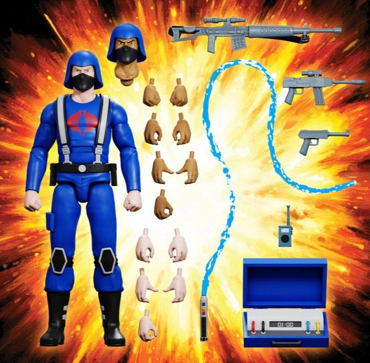 Super7 G.I. Joe Ultimates Cobra Trooper Action Figure multicultural