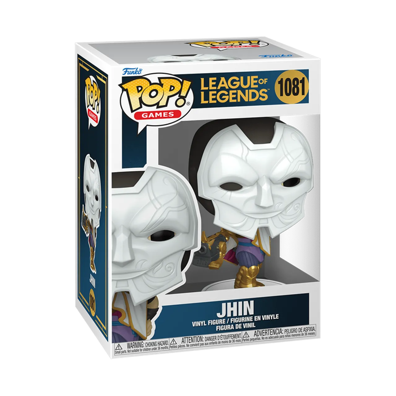 LEAGUE OF LEGENDS - POP Games N?? 1081 - Jhin Movie Sculpture Podcast Studio