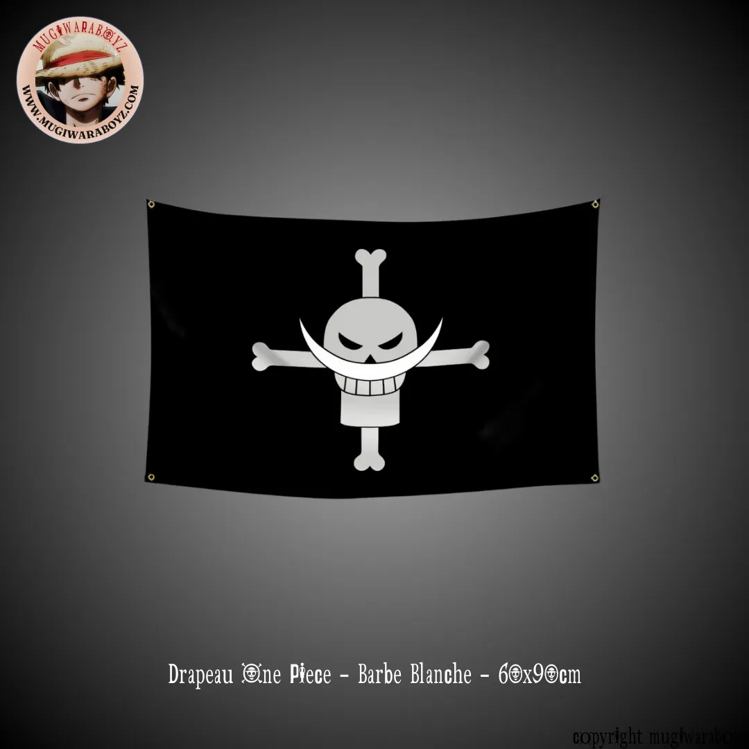 Plan Execution Resolution Phase Drapeau One Piece - Barbe Blanche
