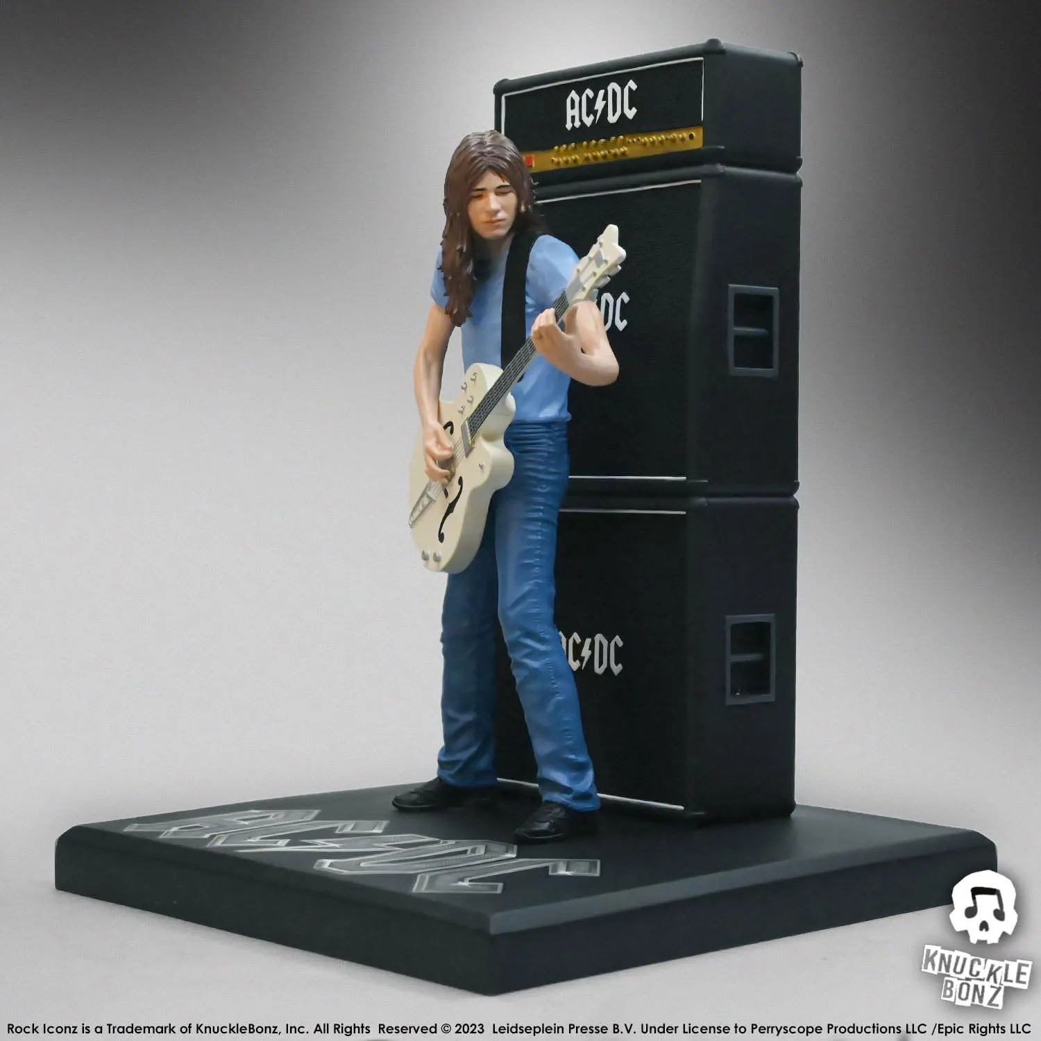 Knucklebonz AC/DC Rock Iconz Malcolm Young II Statue Dream World Protection Provide