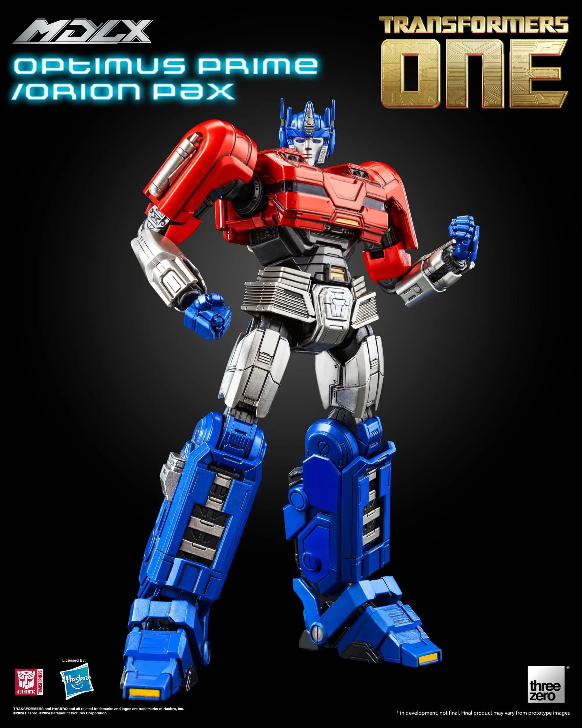 Threezero Transformers One MDLX Optimus Prime/Orion Pax Action Figure Resilience Foster