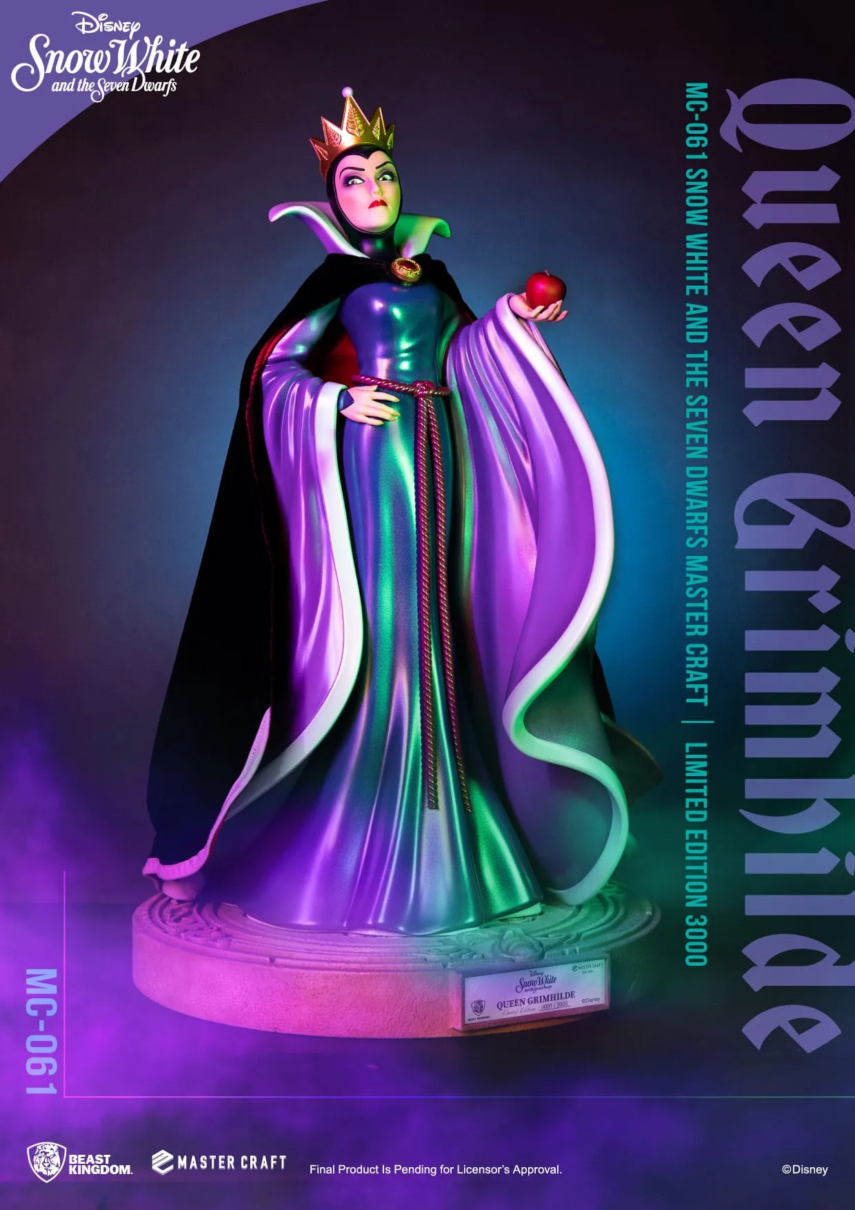 Variant Paint Beast Kingdom Queen Grimhilde - Disney's Snow White and the Seven Dwarfs - MC-061 - Master Craft Collectible Statue