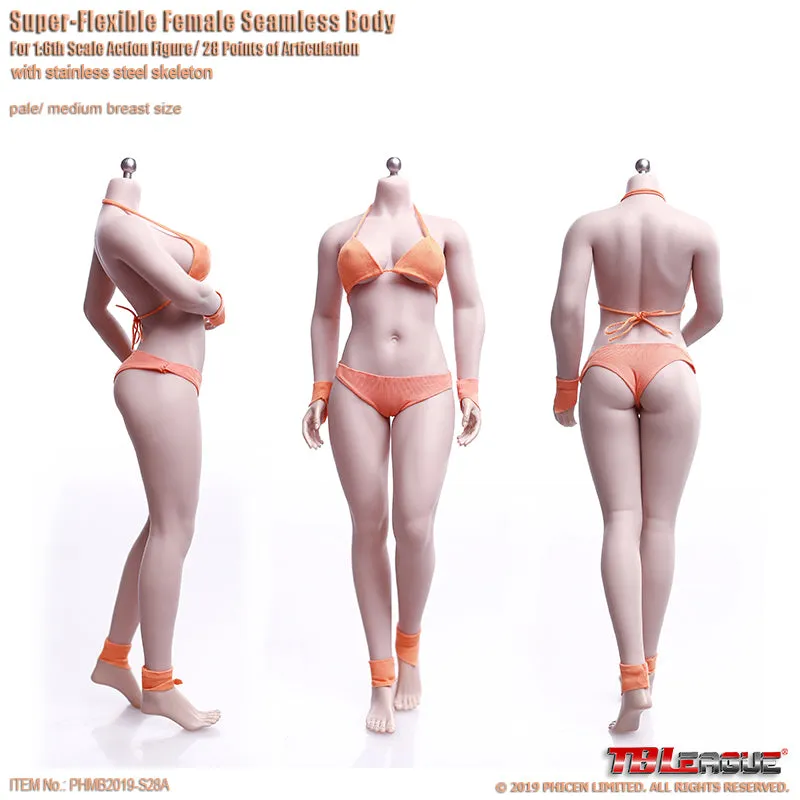 Phicen TBLeague S28A Pale, Female Seamless 1/6 Body Action Figure Right Protect