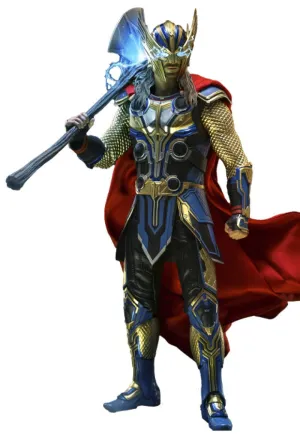 Help Extend Reading Pro Hot Toys Thor (Deluxe Version) - Thor: Love and Thunder - MMS656 - 1/6 Scale Collectible Figure