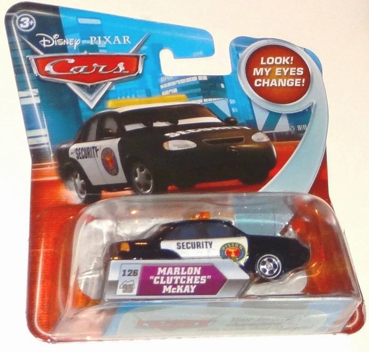 Enthusiast Grade Disney / Pixar CARS Movie 1:55 Die Cast Marlon "Clutches" McKay #126 w/ Lenticular Eyes!